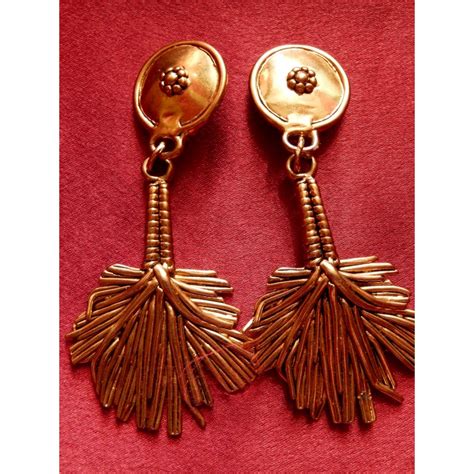 yves saint laurent boucles d'oreilles|Boucles d'oreilles .